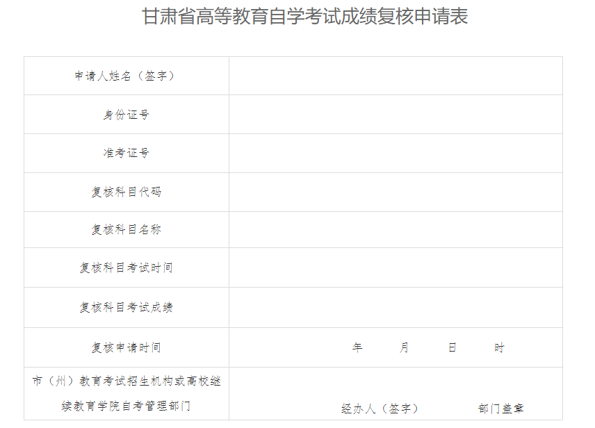 甘肅省2023年10月高等教育自學(xué)考試成績(jī)查詢的公告