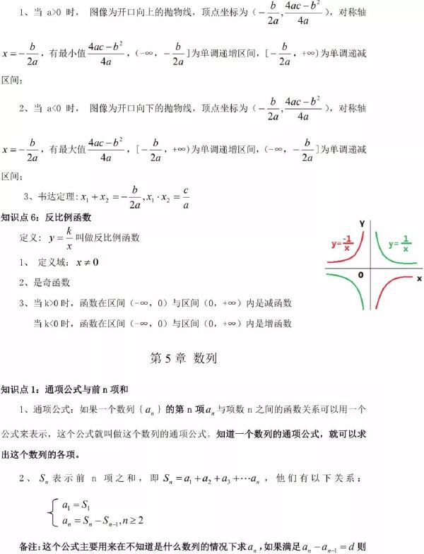 成人高考數(shù)學(xué)知識點有哪些？知識點歸納匯總！-6