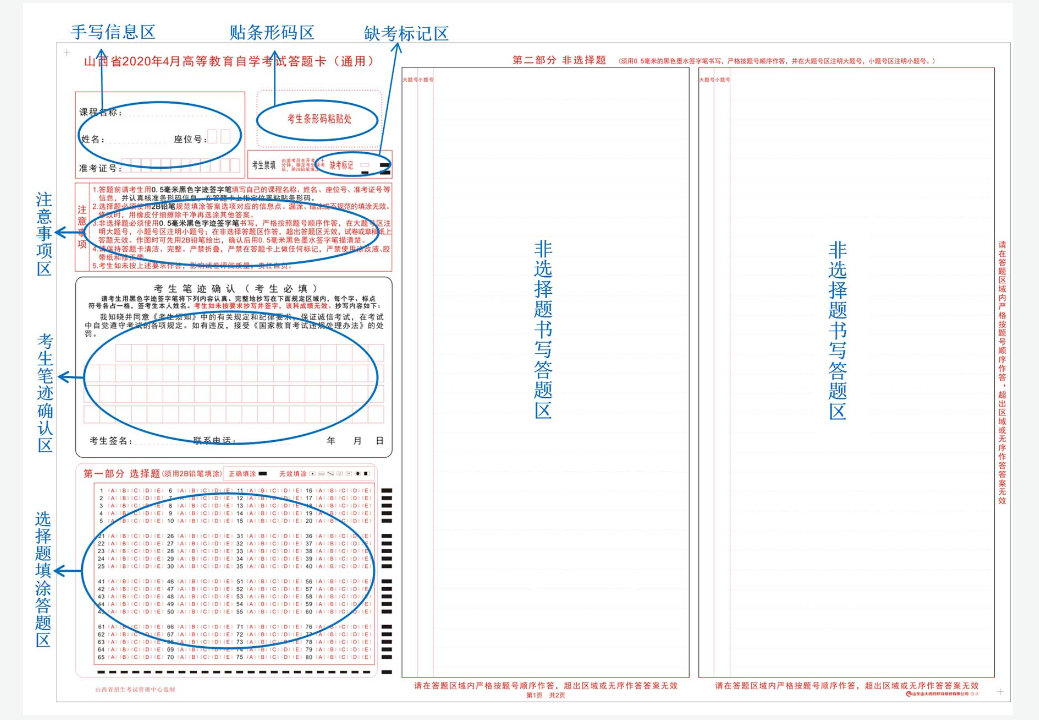 山西招生考試網(wǎng)：2024年下半年高等教育自學(xué)考試考前特別提醒